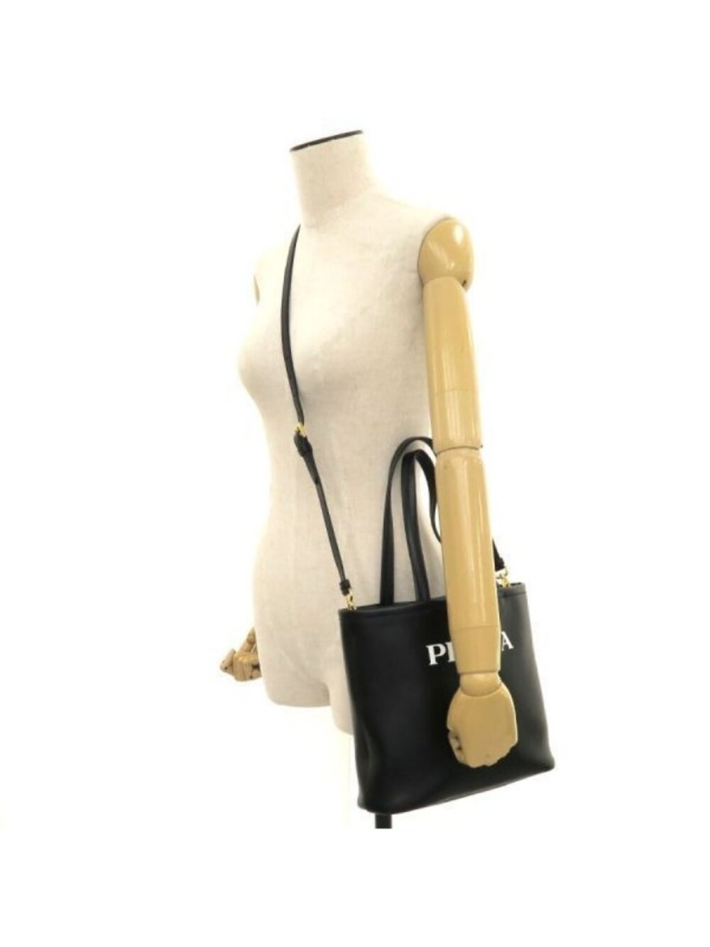 Prada Logo Leather 2-Way Messenger - Picture 9 of 9